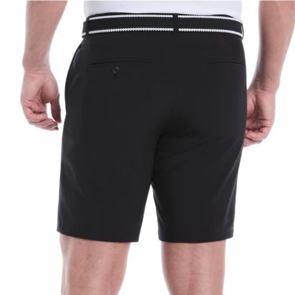 Callaway NWT Men's 9" Opti-Stretch Solid Golf Shorts BLACK CAVIAR 38 W 🏌️ - Picture 2 of 4